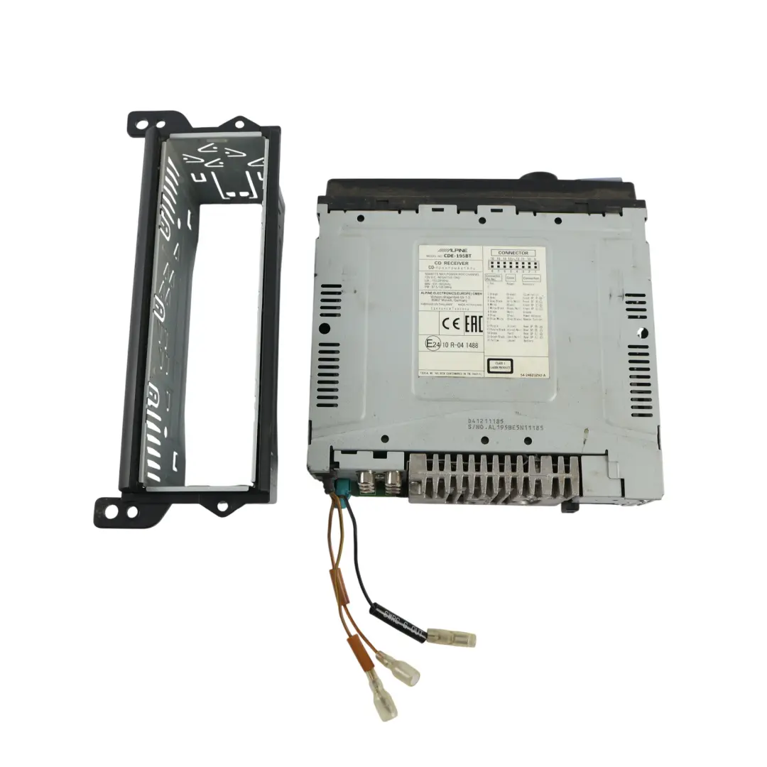 Alpine Radio Bluetooth Multimedia CD Flash USB Player Control Unit - SKU CDE-195BT - Part number CDE-195BT