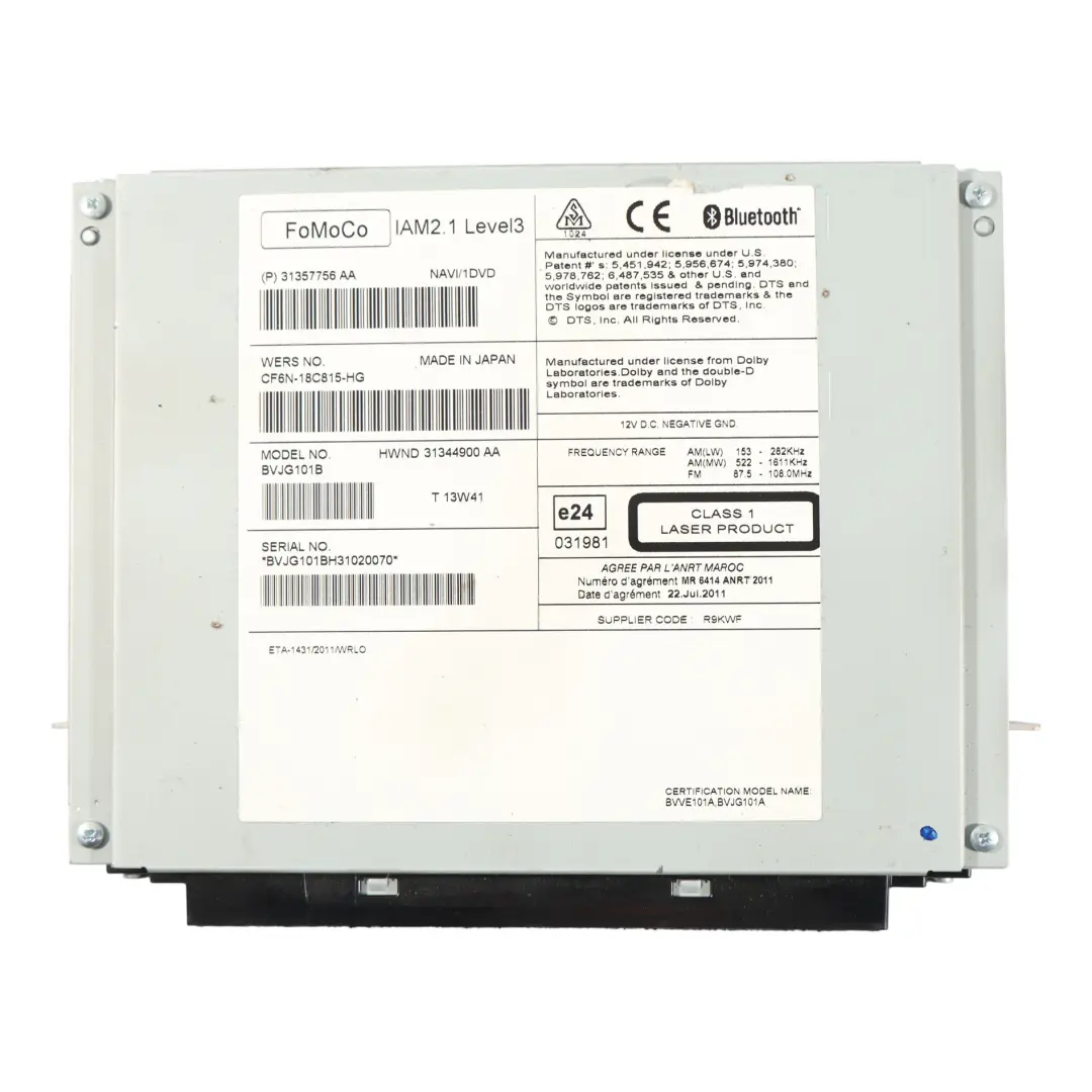 Range Rover Evoque L538 Radio CD Multimedia Navigatore - SKU CF6N-18C815-HG - Numero di parte CF6N-18C815-HG