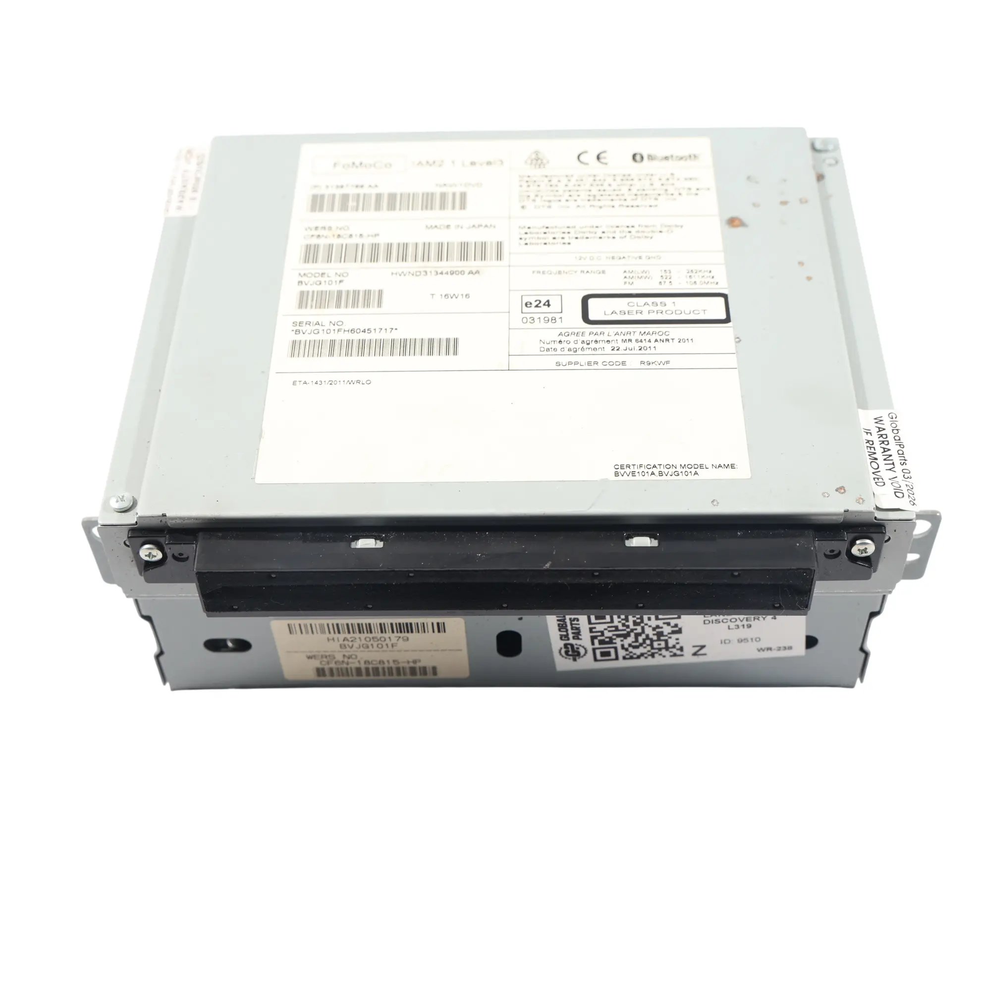Land Rover Discovery 4 L319 Module Radio CD Navigation CF6N-18C815-HP