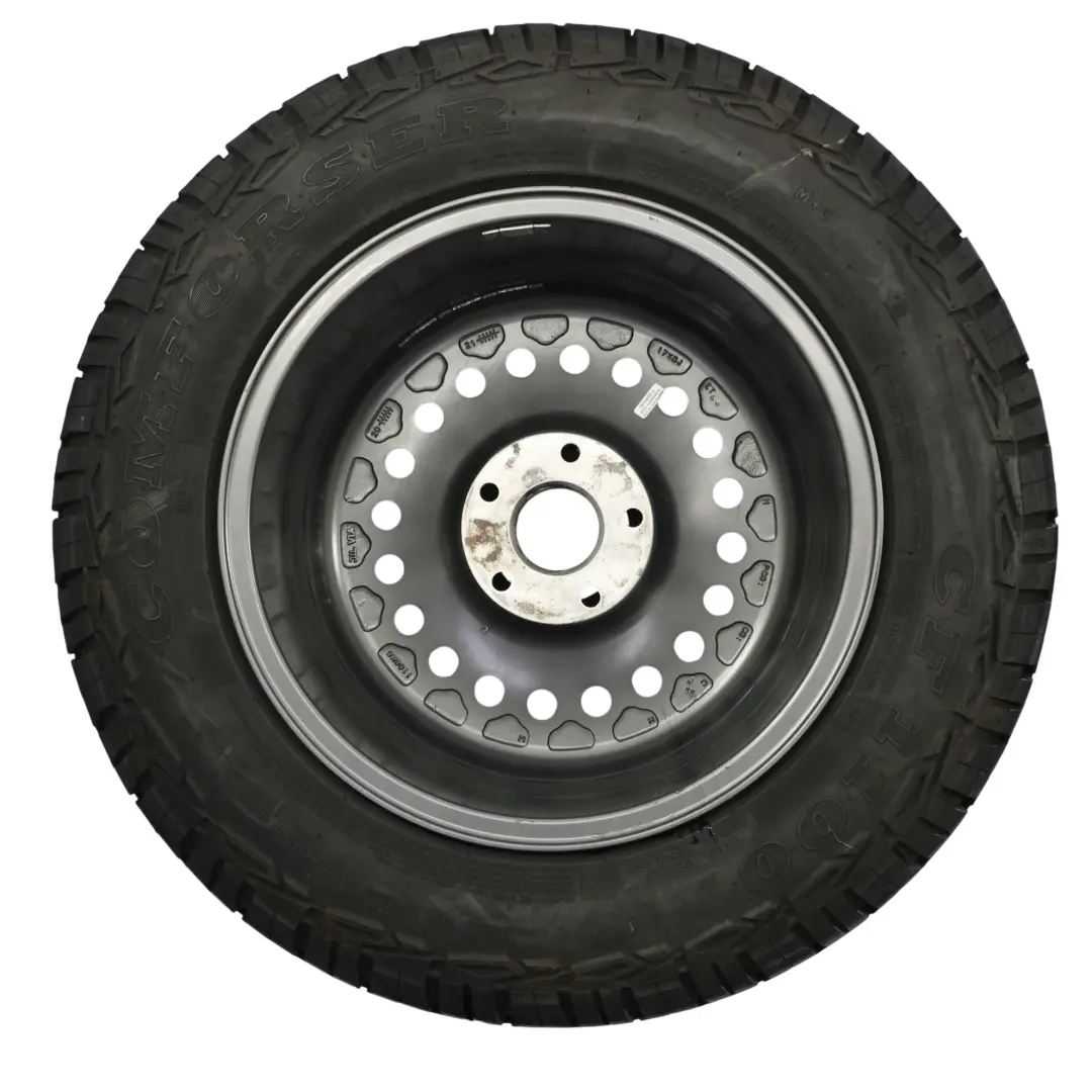 Cerchioni Lega Grigio 17" 8J ET:40 Pneumatico 65R17 per VW Transporter T5 con numero di parte COMFORSER-VIA-17-SET VW Transporter T5 Cerchioni Lega Grigio 17" 8J ET:40 Pneumatico 65R17 - SKU COMFORSER-VIA-17-SET - Numero di parte COMFORSER-VIA-17-SET