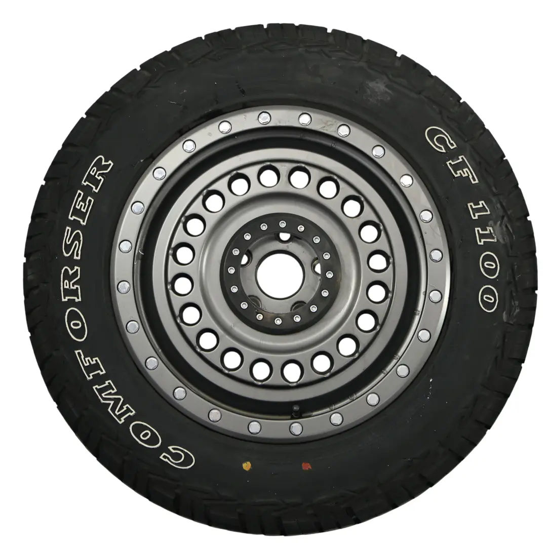 VW Transporter T5 Jante Alliage Grise 17" 8J ET:40 Pneu 65R17 SET X4 - SKU COMFORSER-VIA-17-SET - Numéro de pièce COMFORSER-VIA-17-SET