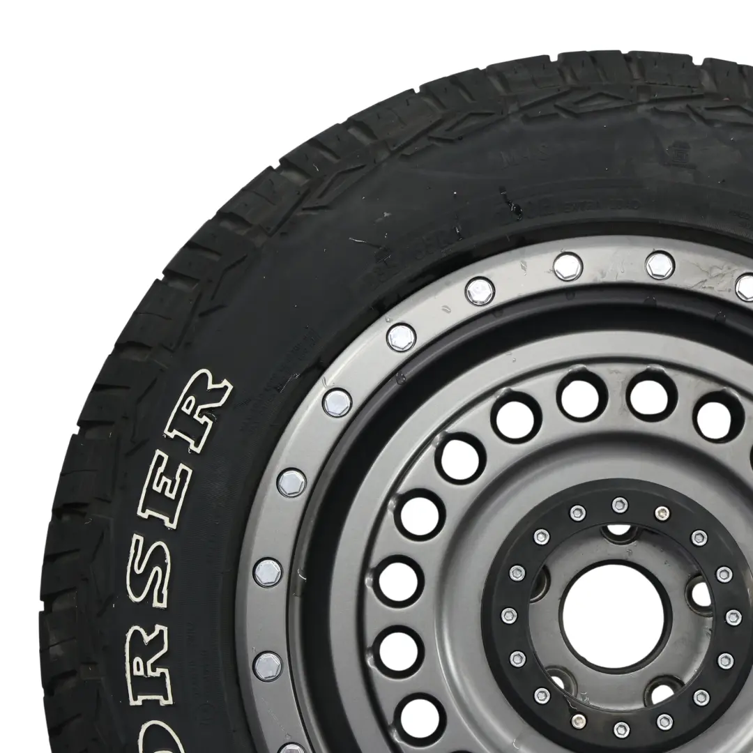 Llanta Aleación Gris 17" 8J ET:40 Neumático 65R17 SET X4 para VW Transporter T5 con número de pieza COMFORSER-VIA-17-SET VW Transporter T5 Llanta Aleación Gris 17" 8J ET:40 Neumático 65R17 SET X4 - SKU COMFORSER-VIA-17-SET - Número de pieza COMFORSER-VIA-17-SET