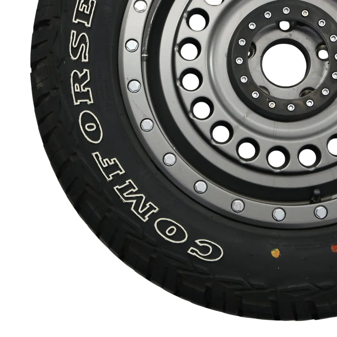 Llanta Aleación Gris 17" 8J ET:40 Neumático 65R17 SET X4 para VW Transporter T5 con número de pieza COMFORSER-VIA-17-SET VW Transporter T5 Llanta Aleación Gris 17" 8J ET:40 Neumático 65R17 SET X4 - SKU COMFORSER-VIA-17-SET - Número de pieza COMFORSER-VIA-17-SET