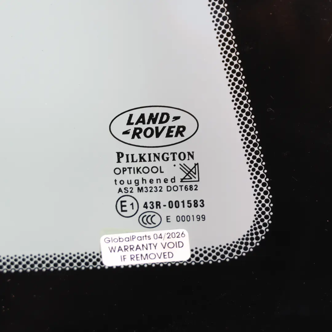Land Rover Freelander L314 Quarter Window Glass AS2 Rear Left N/S - SKU CPB101632 - Part number CPB101632
