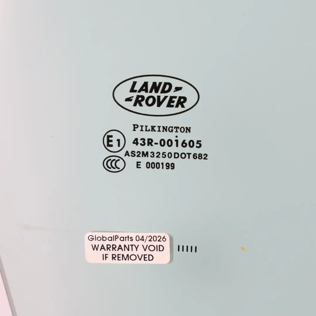Land Rover Range Rover L322 Door Window Glass Front Right O/S - SKU CUB000082 - Part number CUB000082