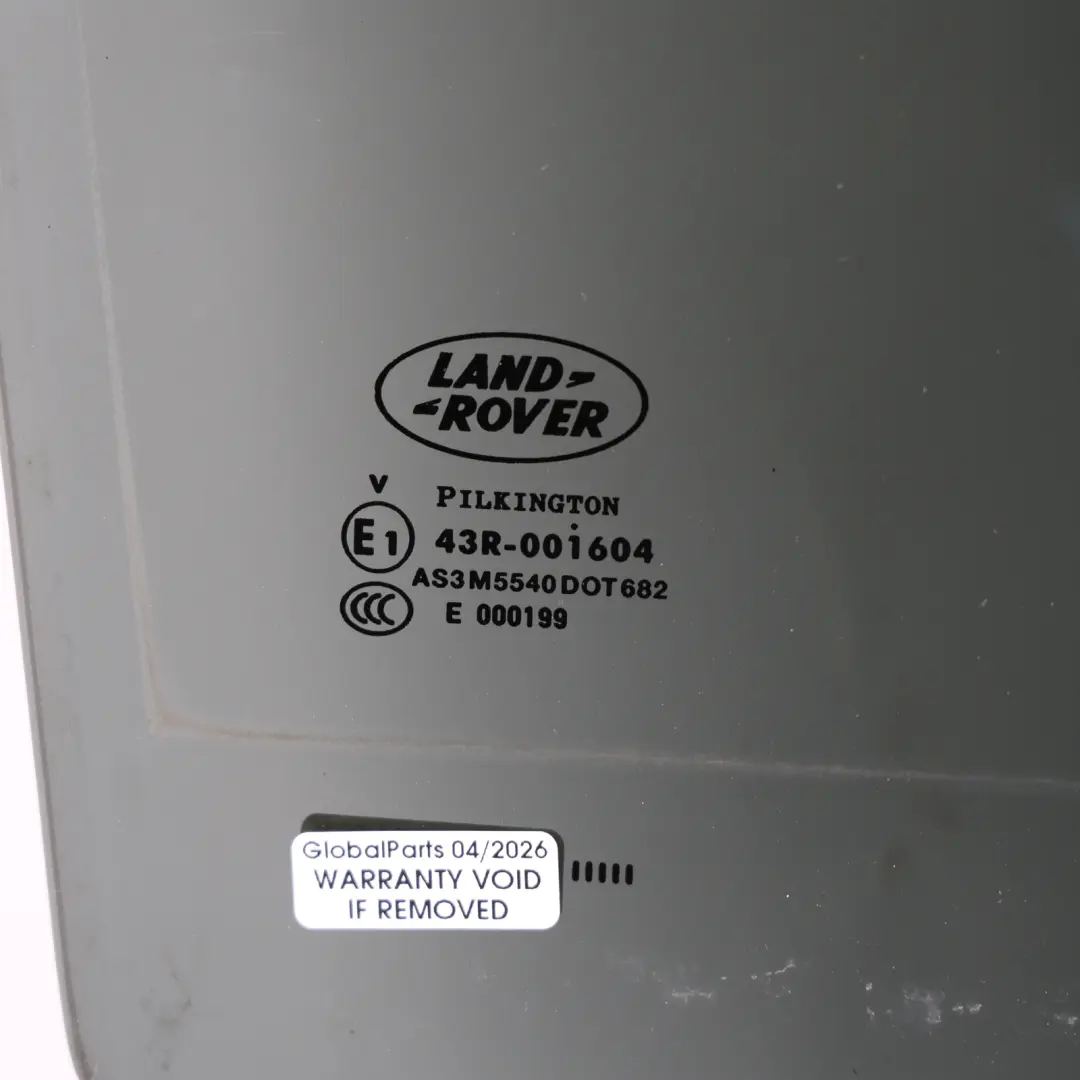 Land Range Rover L322 Window Glass Rear Door Right O/S Tinted AS2 XH42-25712-AA - SKU CVB000041-1 - Part number CVB000041