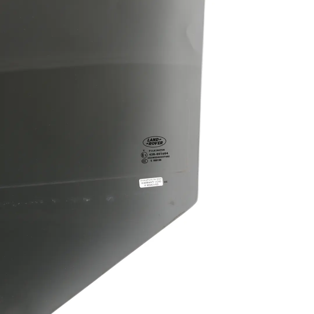 Window Glass Rear Door Left N/S Tinted AS2 XH42-25713-AA to Land Range Rover L322 with Part number CVB000051 Land Range Rover L322 Window Glass Rear Door Left N/S Tinted AS2 XH42-25713-AA - SKU CVB000051-1 - Part number CVB000051
