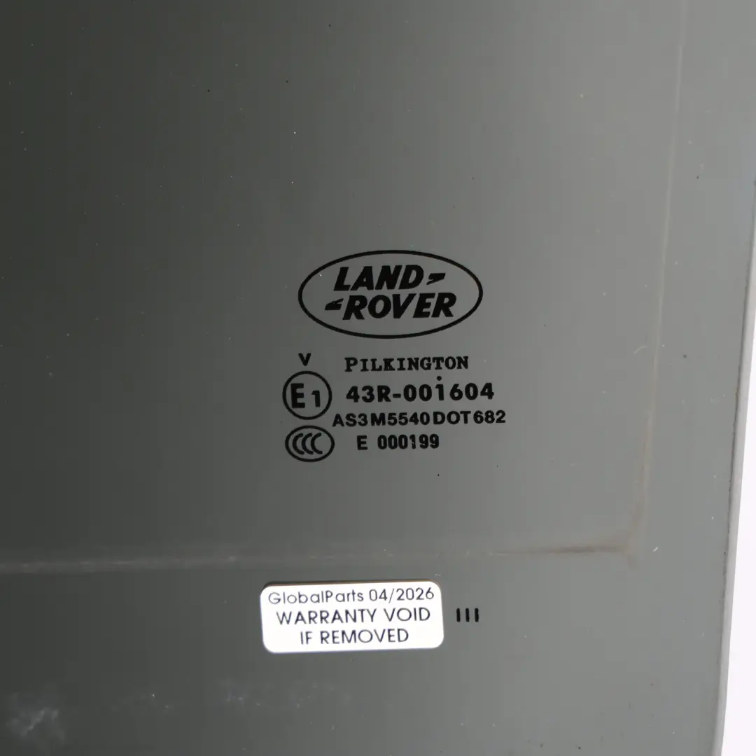 Window Glass Rear Door Left N/S Tinted AS2 XH42-25713-AA to Land Range Rover L322 with Part number CVB000051 Land Range Rover L322 Window Glass Rear Door Left N/S Tinted AS2 XH42-25713-AA - SKU CVB000051-1 - Part number CVB000051