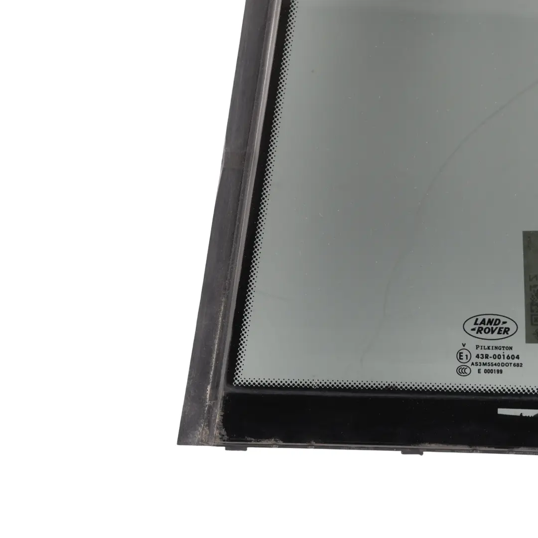 Door Window Quarter Glass Tinted AS3 Left N/S to Range Rover L322 Rear with Part number CVB000091 Range Rover L322 Rear Door Window Quarter Glass Tinted AS3 Left N/S - SKU CVB000091-1 - Part number CVB000091