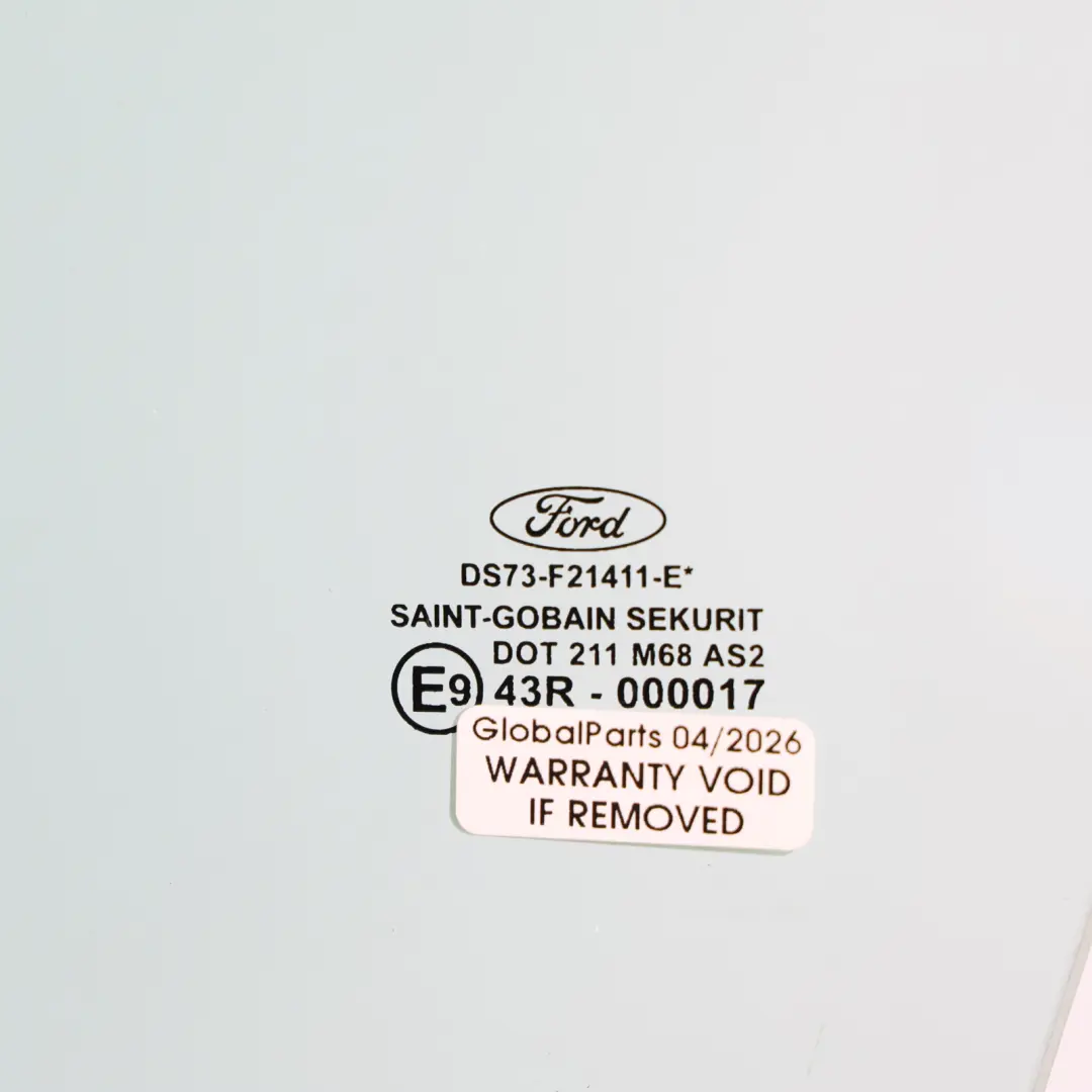 MK5 Door Glass Window Front Left N/S to Ford Mondeo with Part number DS73-F21411-E Ford Mondeo MK5 Door Glass Window Front Left N/S - SKU DS73-F21411-E - Part number DS73-F21411-E