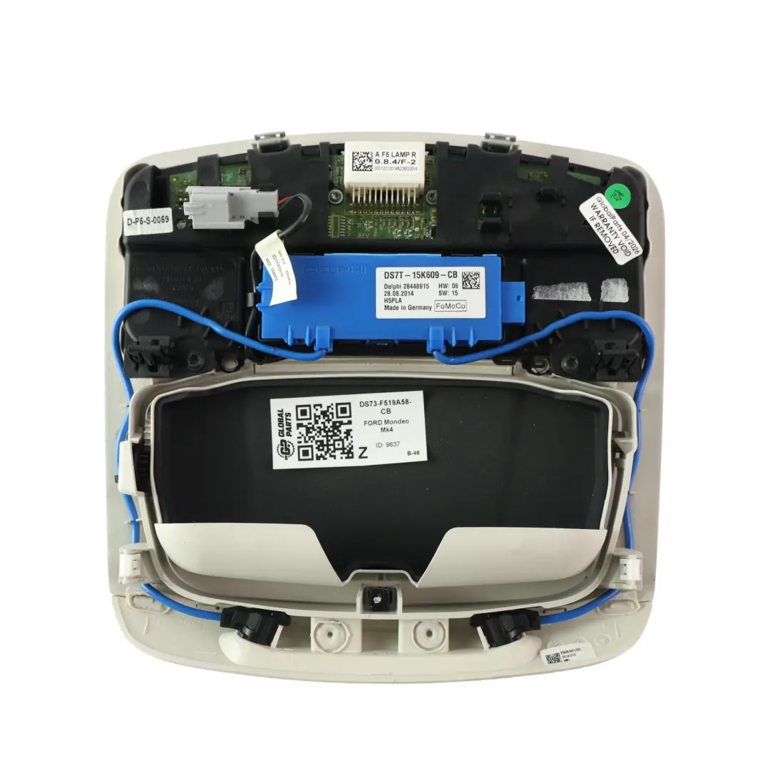 Ford Mondeo Mk5 Luz Lectura Techo Delantera Interior - SKU DS73-F519A58-CB - Número de pieza DS73-F519A58-CB