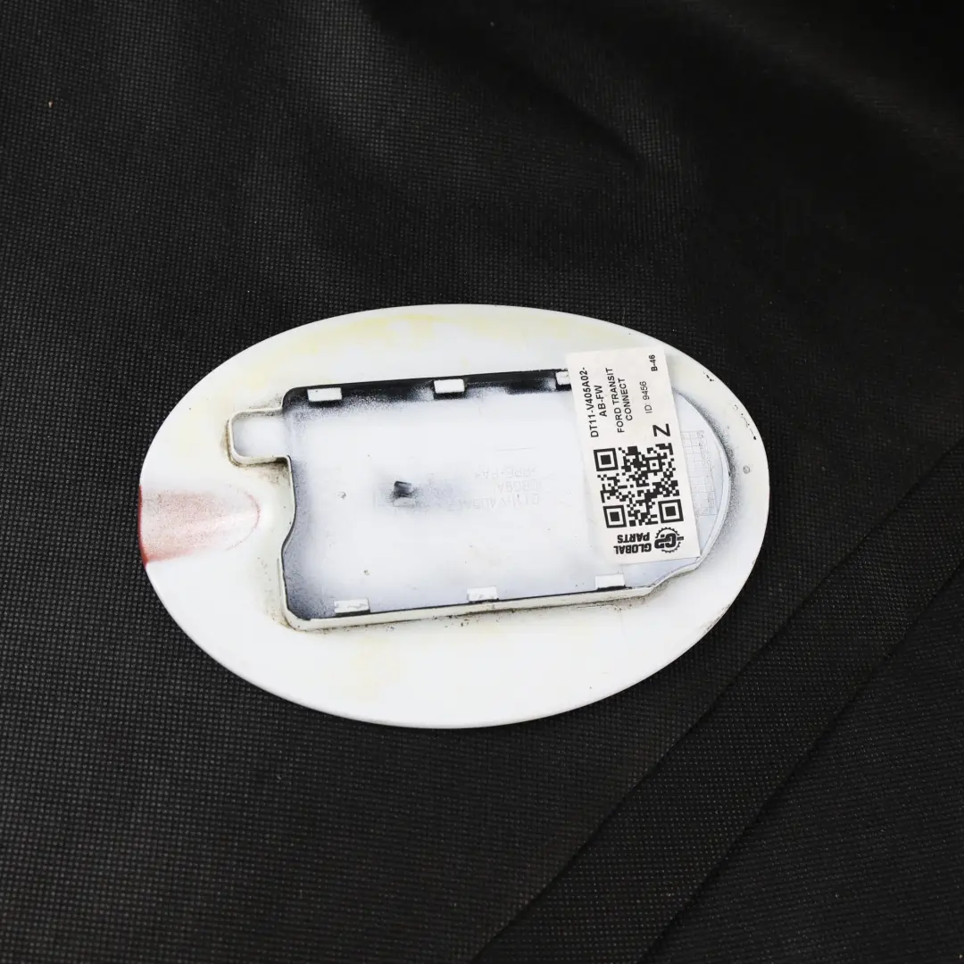 Ford Transit Connect Fuel Filler Flap Cover Frozen White - Z2 - SKU DT11-V405A02-AB-FW - Part number DT11-V405A02-AB