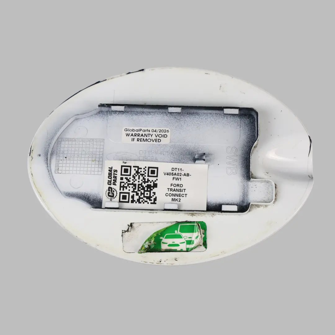 Tapa Combustible Blanco Helado Z2 para Ford Transit Connect con número de pieza DT11-V405A02-AB Ford Transit Connect Tapa Combustible Blanco Helado Z2 - SKU DT11-V405A02-AB-FW1 - Número de pieza DT11-V405A02-AB