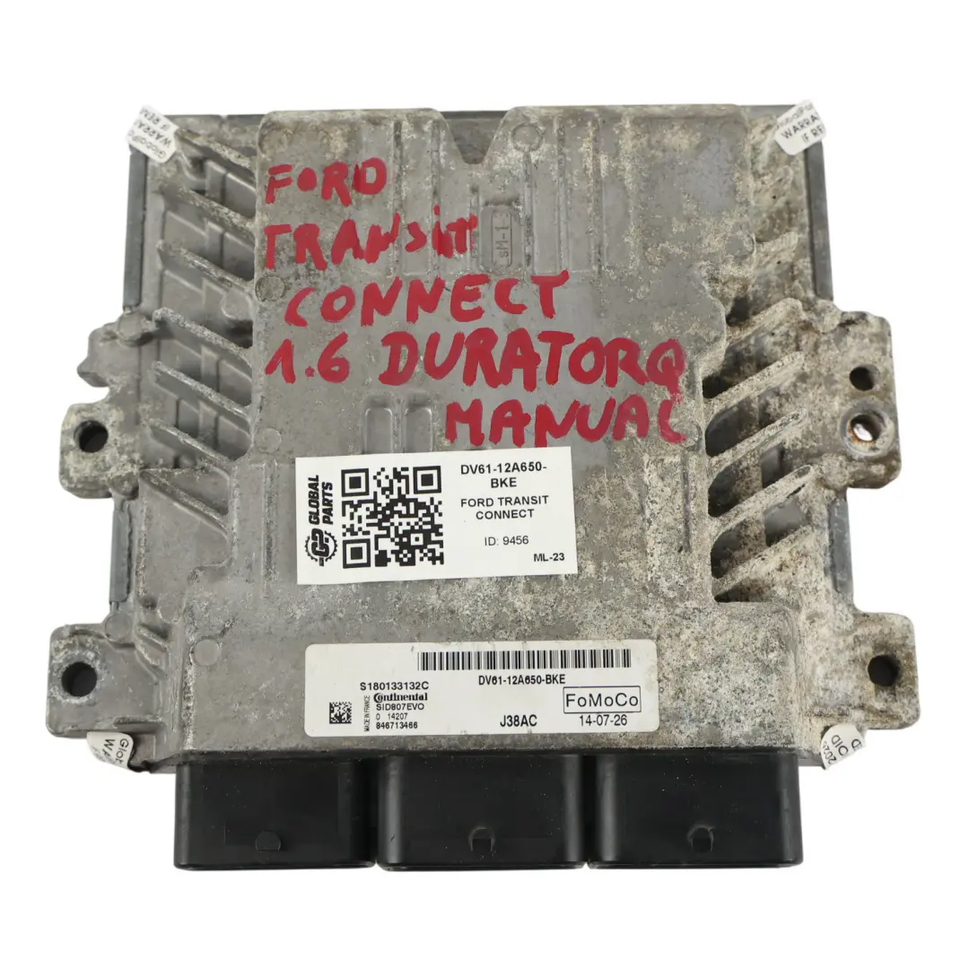 95HP Module Moteur ECU Manuel pour Ford Transit Connect 1.6 Duratorq à propos du numéro de pièce DV61-12A650-BKE Ford Transit Connect 1.6 Duratorq 95HP Module Moteur ECU Manuel - SKU DV61-12A650-BKE - Numéro de pièce DV61-12A650-BKE