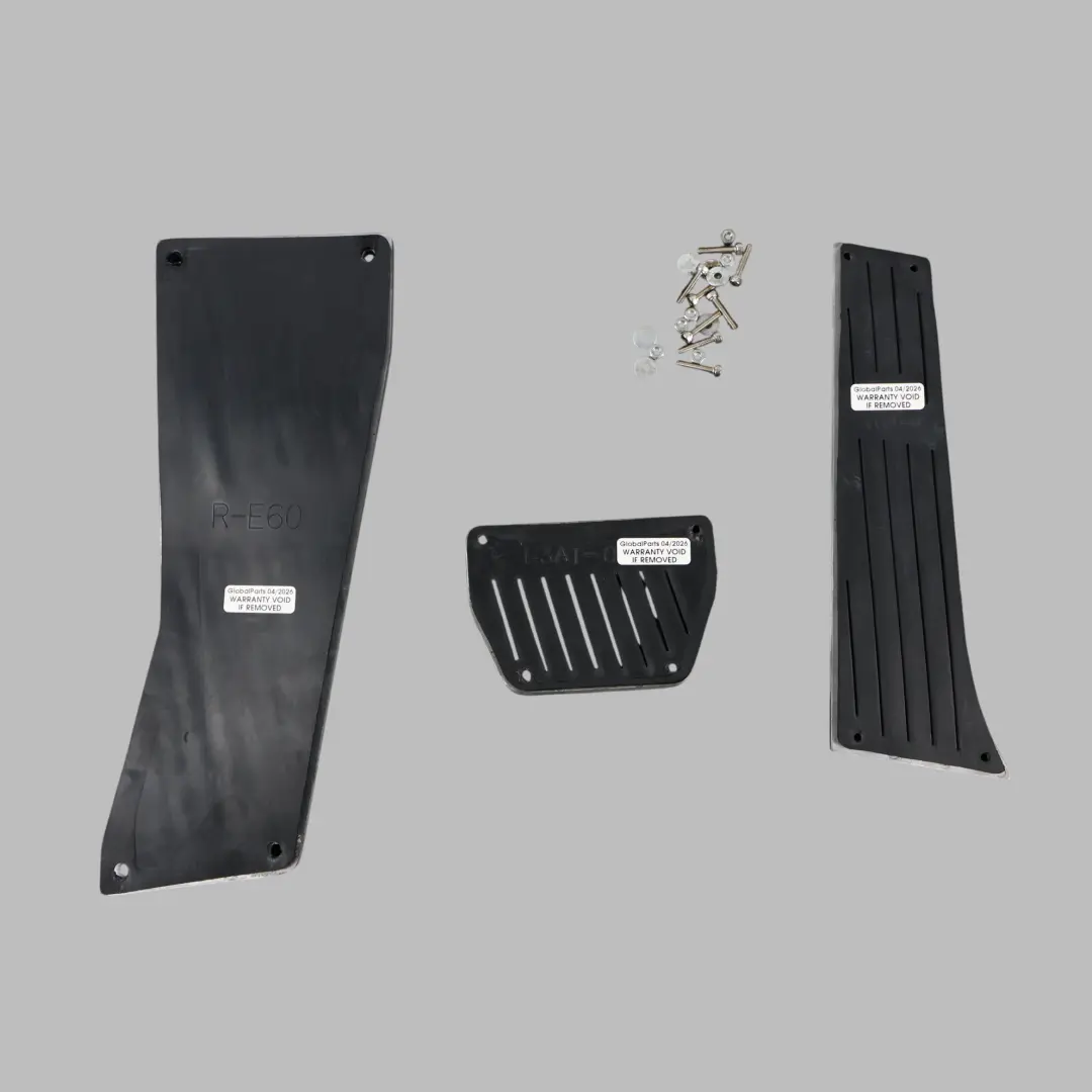Couvre Pédale Aluminium Automatique pour BMW E60 E87 E90 M Performance à propos du numéro de pièce E60 Pedal Cover Set BMW E60 E87 E90 M Performance Couvre Pédale Aluminium Automatique - SKU E60-PEDAL-COVER-SET - Numéro de pièce E60 Pedal Cover Set