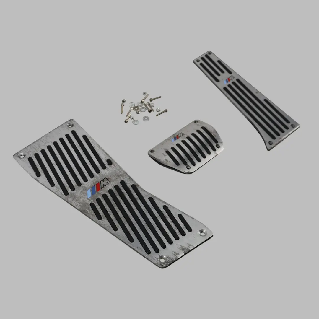 BMW E60 E87 E90 M Performance Copertura Pedale Alluminio Automatico - SKU E60-PEDAL-COVER-SET - Numero di parte E60 Pedal Cover Set