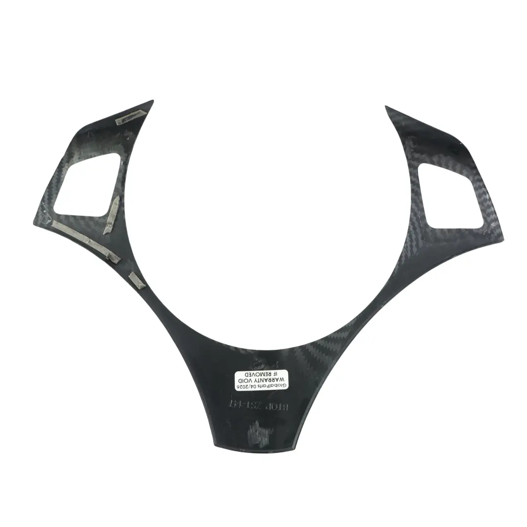 BMW E90 M Sport Volante Carbonio Trim Copertura Pannello BTQP-ZST-147 - SKU E90-STEERING-TRIM-CARBON-LOOK-1 - Numero di parte E90-STEERING-TRIM-CARBON-LOOK