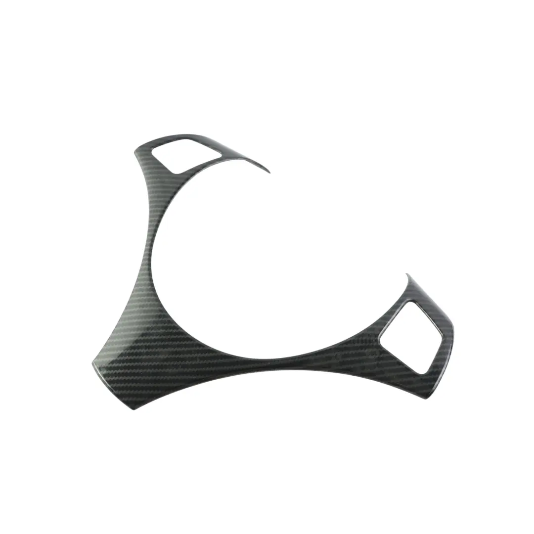 BMW E81 E87 E90 E91 E92 Abdeckung Lenkrad Carbon Kohlenstoff Aufkleber - SKU E90-STEERING-TRIM-CARBON-LOOK - Teilenummer E90 Steering Trim Carbon Look