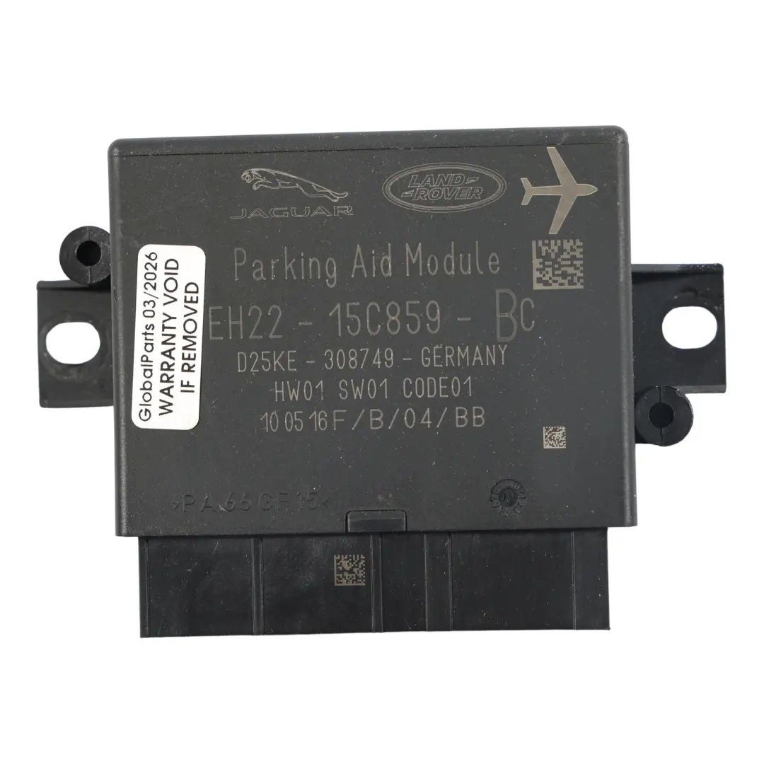 PDC Parking Aid Control Module ECU to Land Rover Discovery 4 L319 with Part number EH22-15C859-BC Land Rover Discovery 4 L319 PDC Parking Aid Control Module ECU - SKU EH22-15C859-BC - Part number EH22-15C859-BC