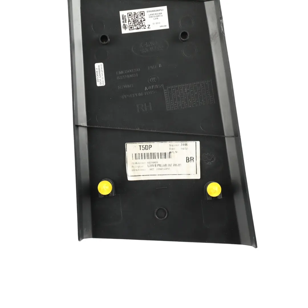 Land Rover Discovery L319 B-Pillar Lower Trim Panel Strip Right O/S - SKU EMG500280PVJ - Part number EMG500280PVJ