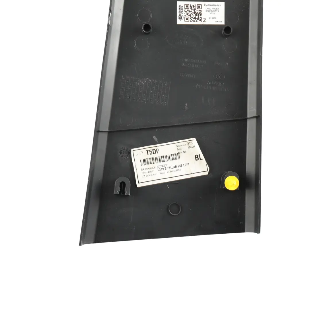 Land Rover Discovery L319 B-Pillar Lower Trim Panel Strip Left N/S - SKU EMG500290PVJ - Part number EMG500290PVJ