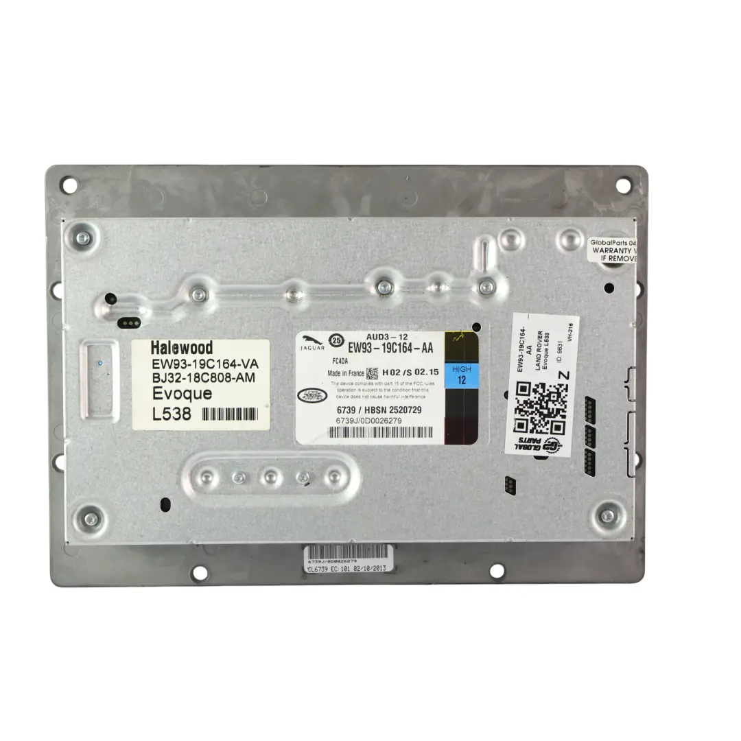 Wzmacniacz Audio do Land Rover Range Rover Evoque L538 o numerze EW93-19C164-AA Land Rover Range Rover Evoque L538 Wzmacniacz Audio - SKU EW93-19C164-AA - Numer Części EW93-19C164-AA