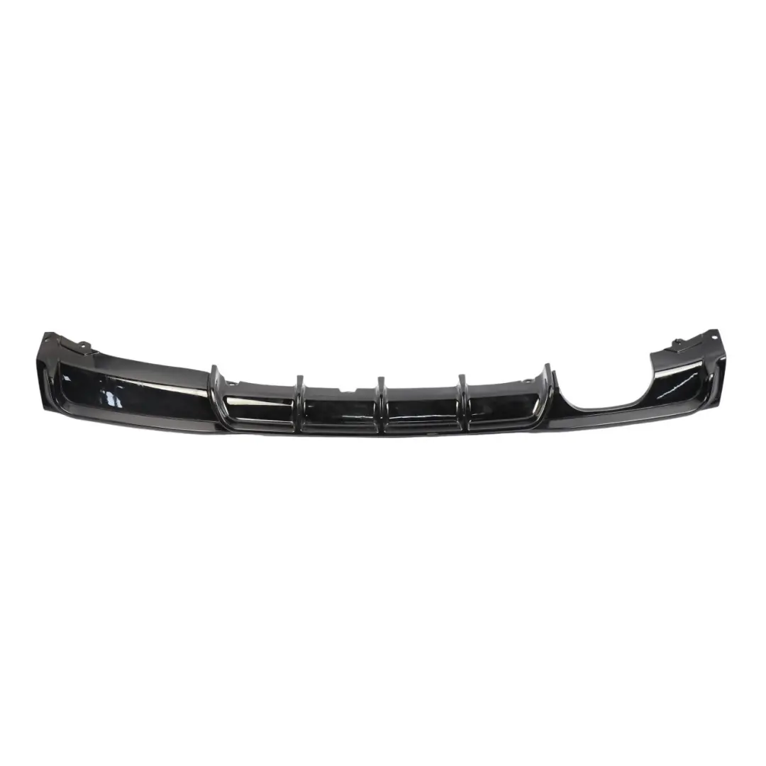 Diffuser M Sport Performance Twin Exhaust Rear Bumper High Gloss to BMW F30 Rear with Part number F30 Diffuser BMW F30 Rear Diffuser M Sport Performance Twin Exhaust Rear Bumper High Gloss - SKU F30-DIFFUSER - Part number F30 Diffuser