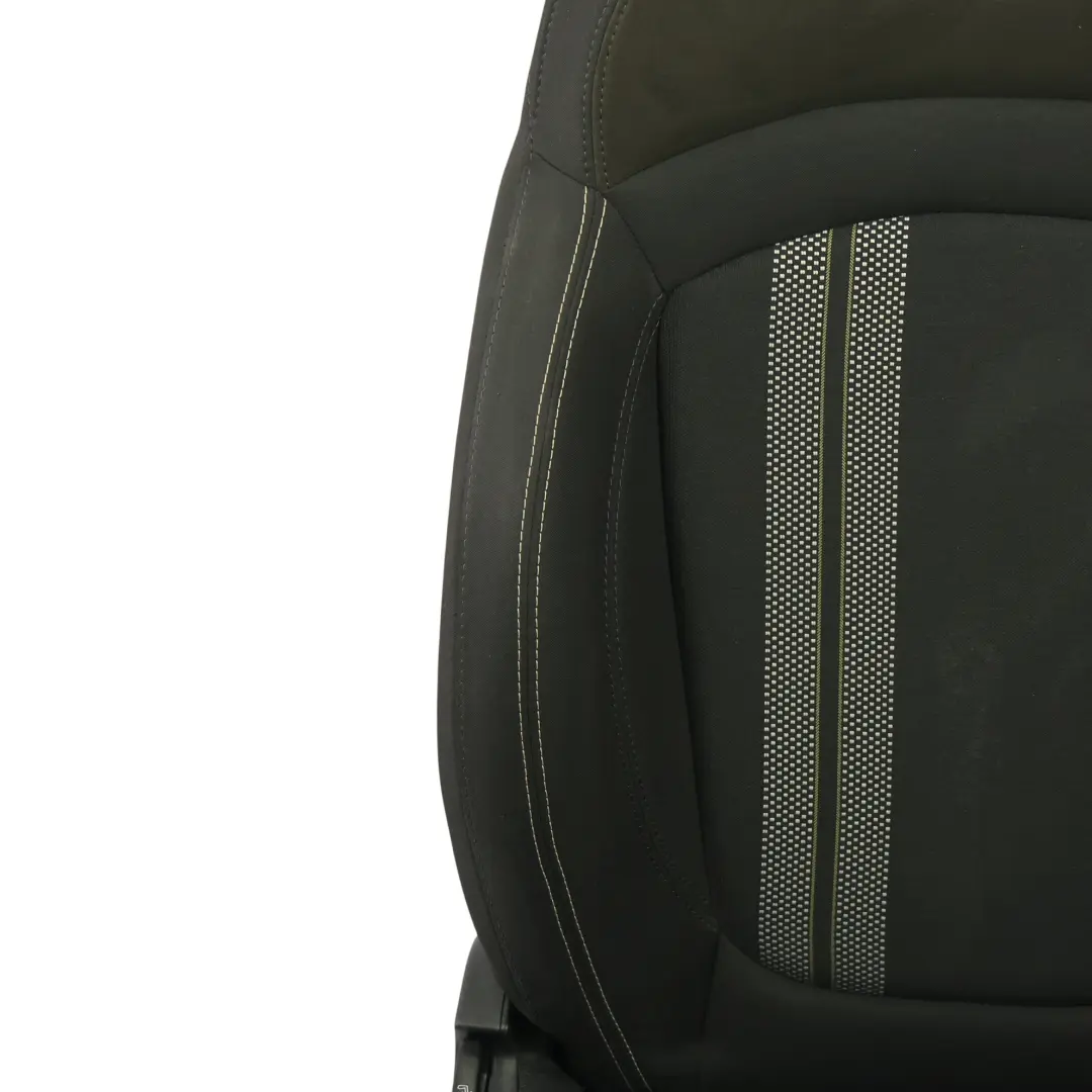 Mini F56 Sport Seats John Cooper Works Dinamica Cloth Fabric Carbon Black - SKU F56-JCW-SPORT-SEAT-DINAMICA-CARBON-BLACK-SET-DAE1 - Part number F56-JCW-SPORT-SEAT-DINAMICA-CARBON-BLACK-SET-DAE1