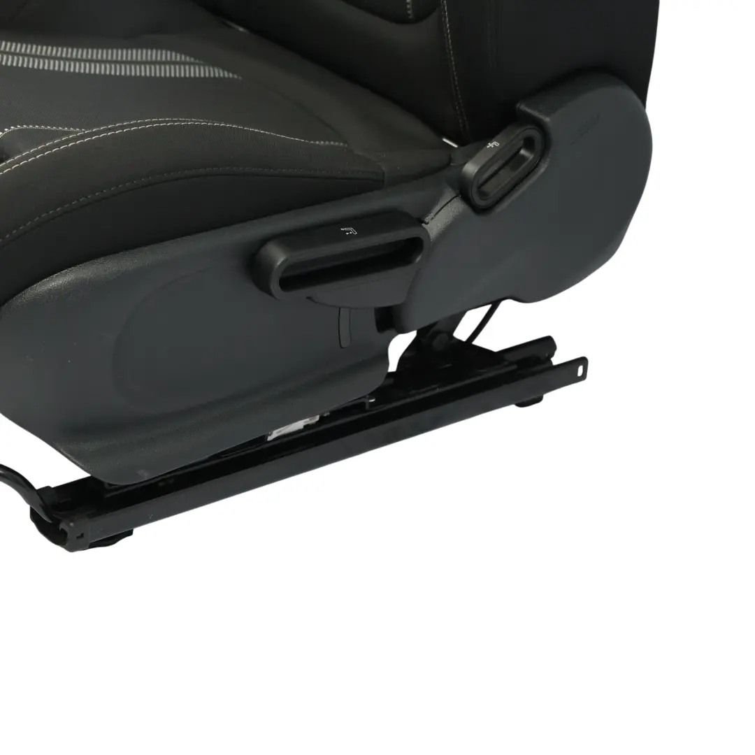 Mini F56 Sedili Sport John Cooper Works Dinamica Tessuto Carbonio Nero - SKU F56-JCW-SPORT-SEAT-DINAMICA-CARBON-BLACK-SET-DAE1 - Numero di parte F56-JCW-SPORT-SEAT-DINAMICA-CARBON-BLACK-SET-DAE1