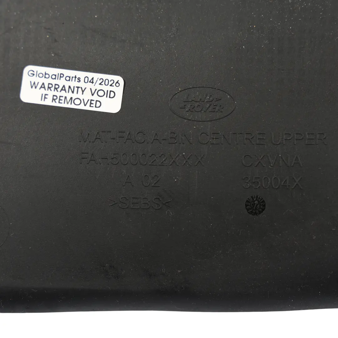 Land Rover Discovery 3 L319 Mata Gumowa Wkład Konsoli Środkowej - SKU FAH500022 - Numer Części FAH500022