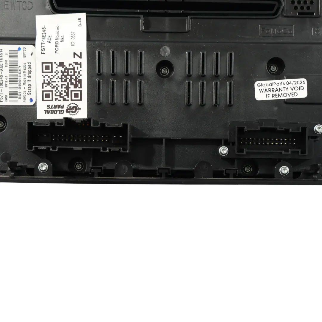 Mk5 Multimedia Climate Control Panel Trim Cover to Ford Mondeo with Part number FS7T-18E245-ACE Ford Mondeo Mk5 Multimedia Climate Control Panel Trim Cover - SKU FS7T-18E245-ACE - Part number FS7T-18E245-ACE