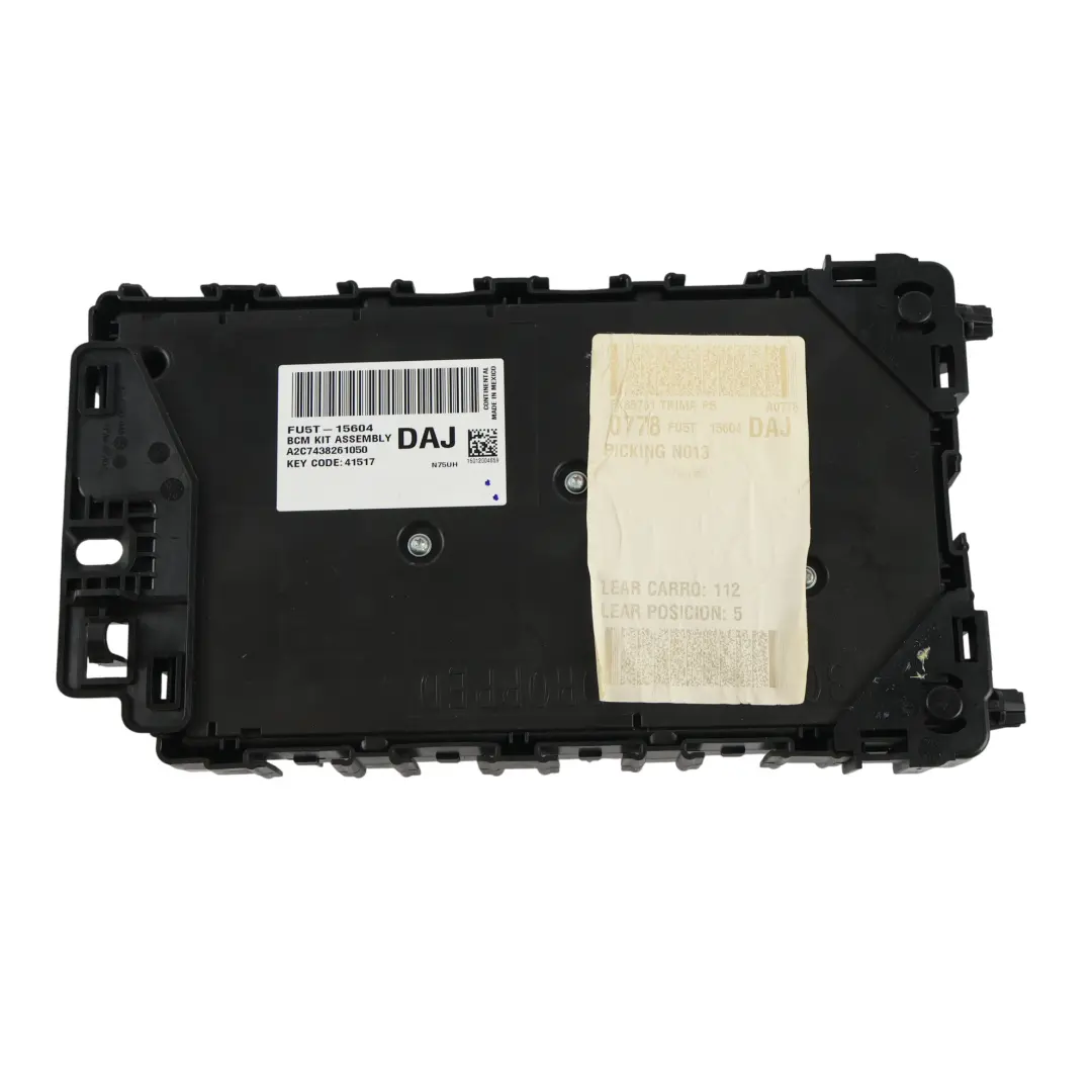 Ford Mondeo Mk5 Módulo Control BCM ECU - SKU FU5T-15604-DAJ - Número de pieza FU5T-15604-DAJ