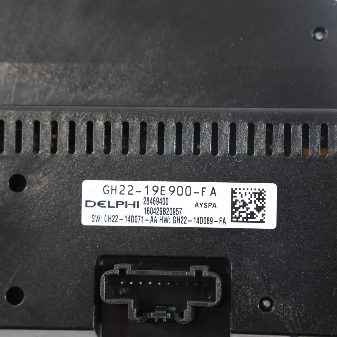 Heizung Klimaanlage Bedienfeld für Land Rover Discovery 4 L319 mit Teilenummer GH22-19E900-FA Land Rover Discovery 4 L319 Heizung Klimaanlage Bedienfeld - SKU GH22-19E900-FA - Teilenummer GH22-19E900-FA