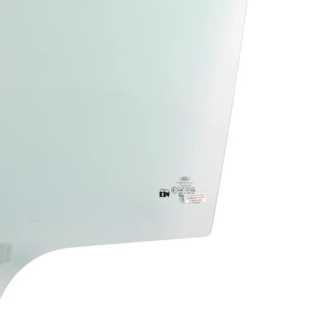 Ford Fiesta Mk8 Door Window Glass Front Left N/S - SKU H1BB-A21411-A - Part number H1BB-A21411-A