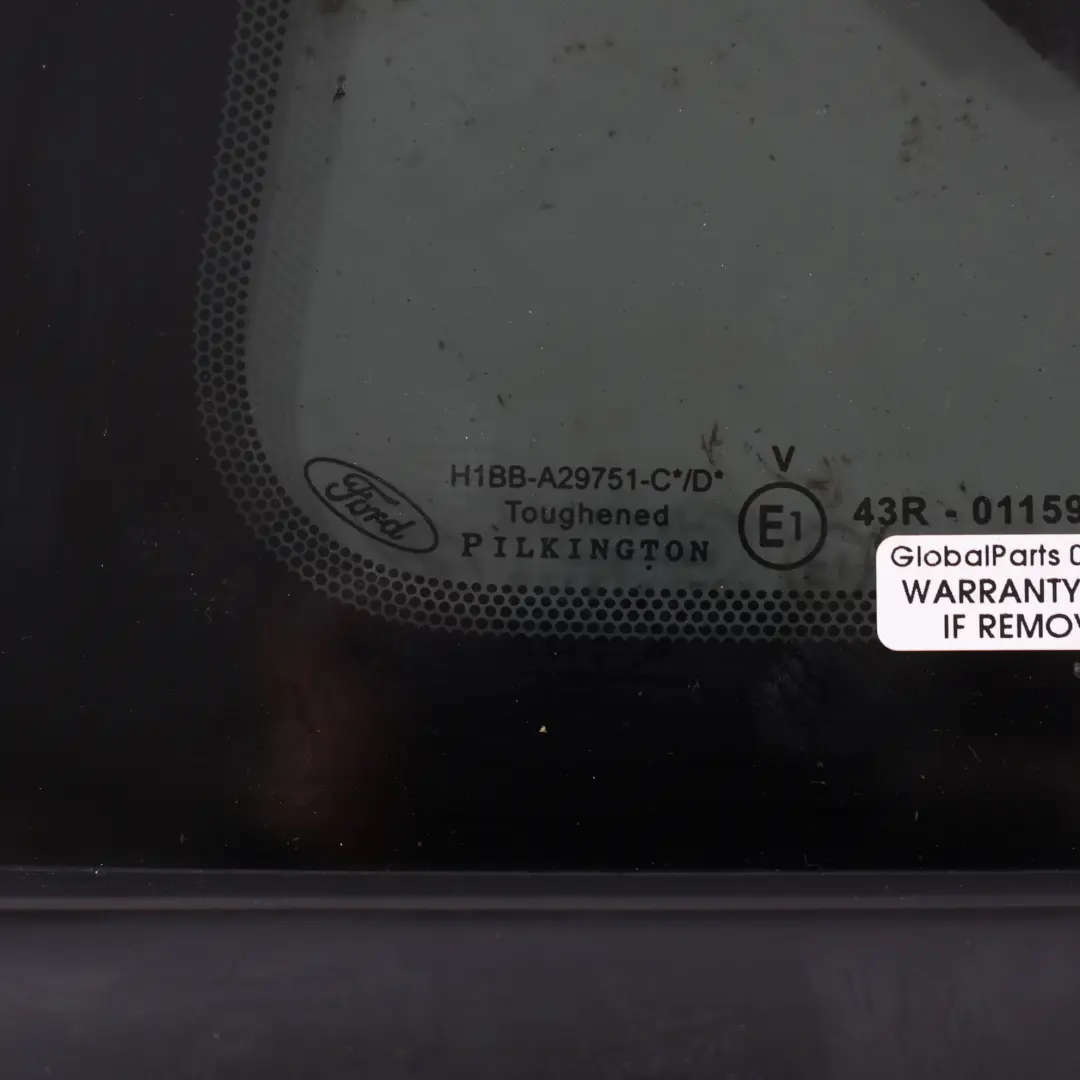 Ford Fiesta Mk8 Side Quarter Triangle Window Glass Rear Left N/S H1BB-A29751-C - SKU 2178090 - Part number 2178090