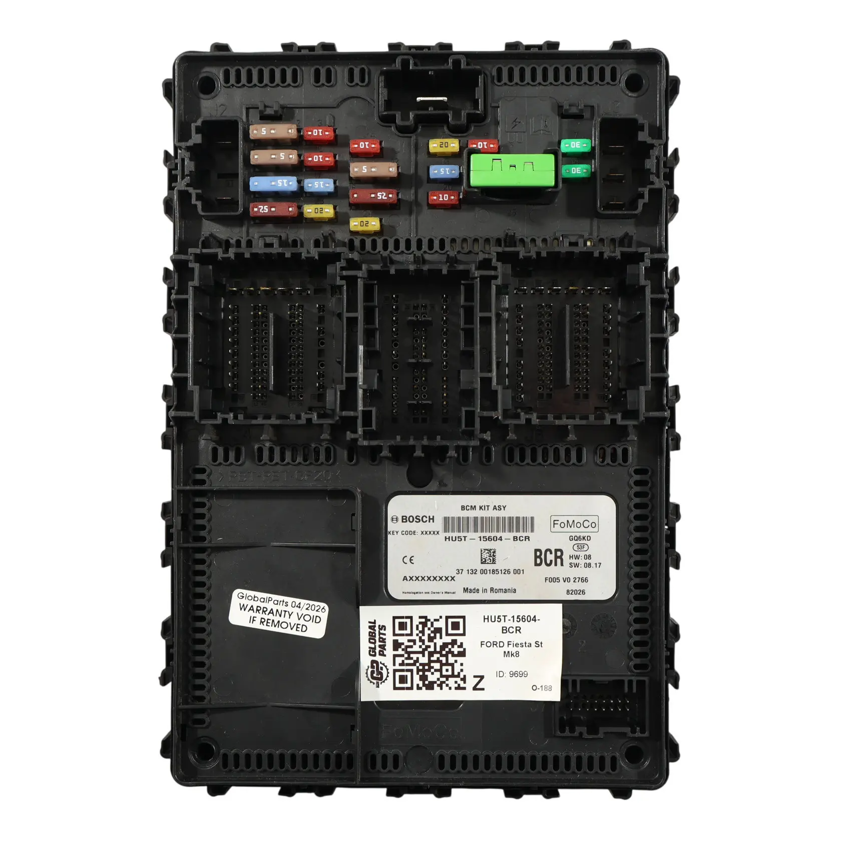 Ford Fiesta MK8 Módulo Control Carrocería BCM Caja Fusibles HU5T-15604-BCR