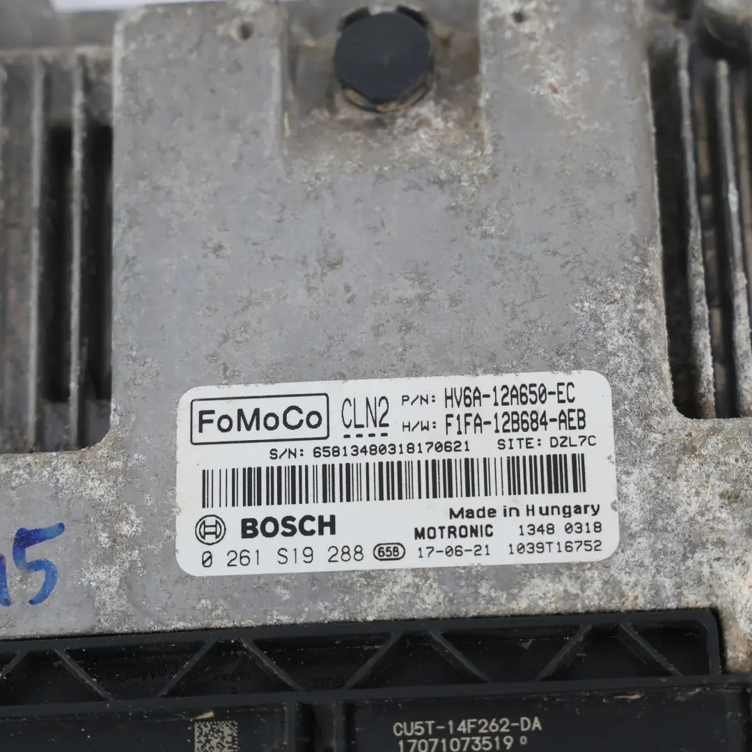 Mk2 1.0 GTDI M2GA Engine Control ECU Manual to Ford Transit Connect with Part number HV6A-12A650-EC Ford Transit Connect Mk2 1.0 GTDI M2GA Engine Control ECU Manual - SKU HV6A-12A650-EC - Part number HV6A-12A650-EC