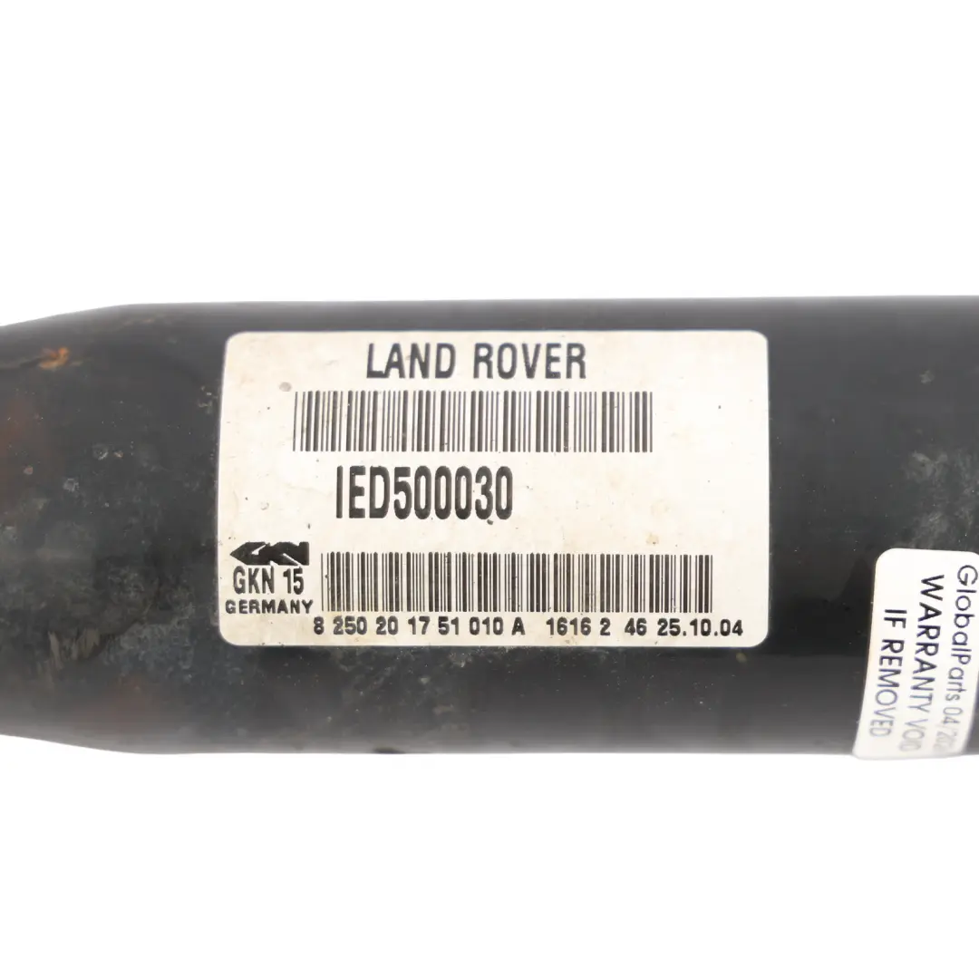Front Axle Driveshaft Left N/S 4.4 V8 Petrol to Range Rover L322 with Part number IED500030 Range Rover L322 Front Axle Driveshaft Left N/S 4.4 V8 Petrol - SKU IED500030 - Part number IED500030
