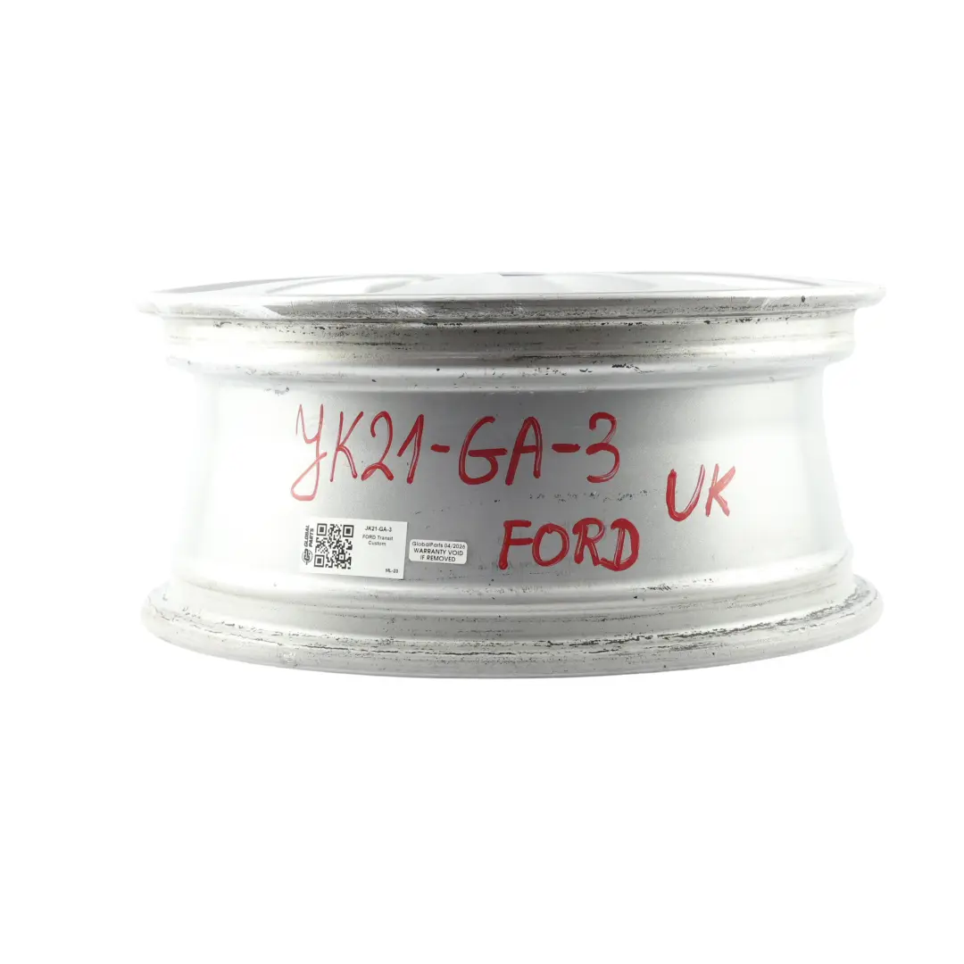 Ford Transit Custom Wheel Rim Alloy Silver 16" 6.5J ET:60 - SKU JK21-GA-3 - Part number JK21-GA