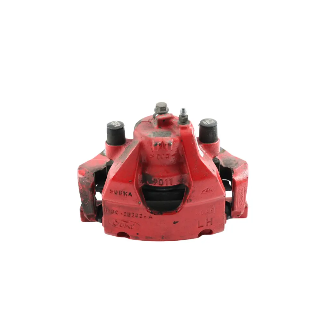 Mk8 Brake Caliper Housing Bracket Front Left N/S to Ford Fiesta St with Part number K1BC-2B302-AA Ford Fiesta St Mk8 Brake Caliper Housing Bracket Front Left N/S - SKU K1BC-2B302-AA - Part number K1BC-2B302-AA