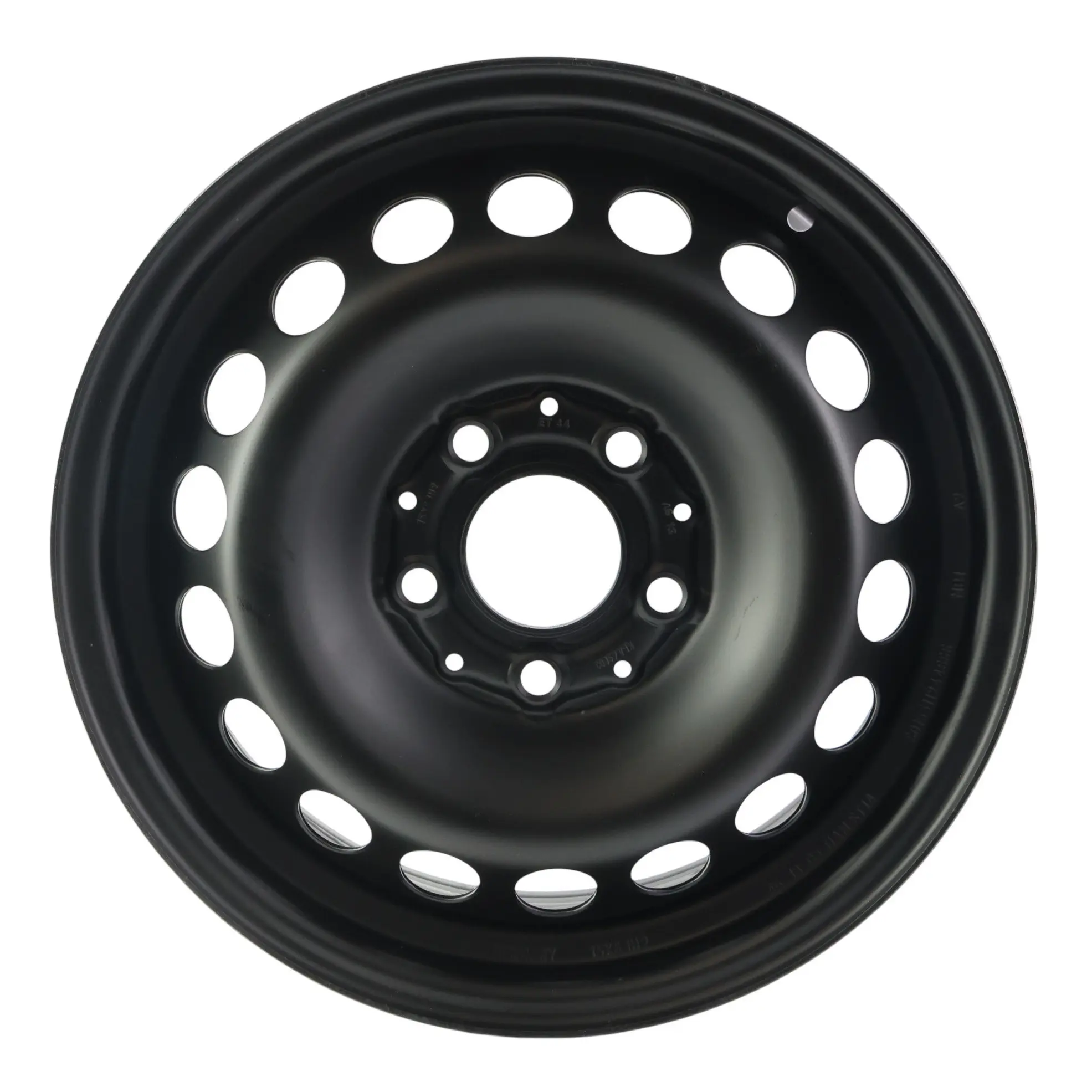 Volkswagen Golf MK5 MK6 Jante Acier 15" 6JH2 ET:44 Noir KBA49603