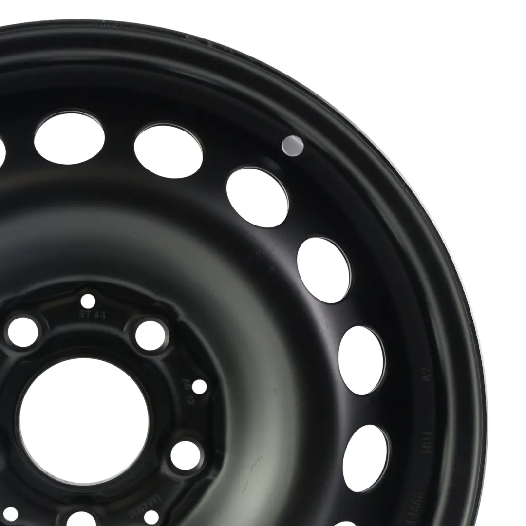 Volkswagen Golf MK5 MK6 Cerchione Acciaio 15" 6JH2 ET:44 Nero - SKU KBA49603 - Numero di parte KBA49603