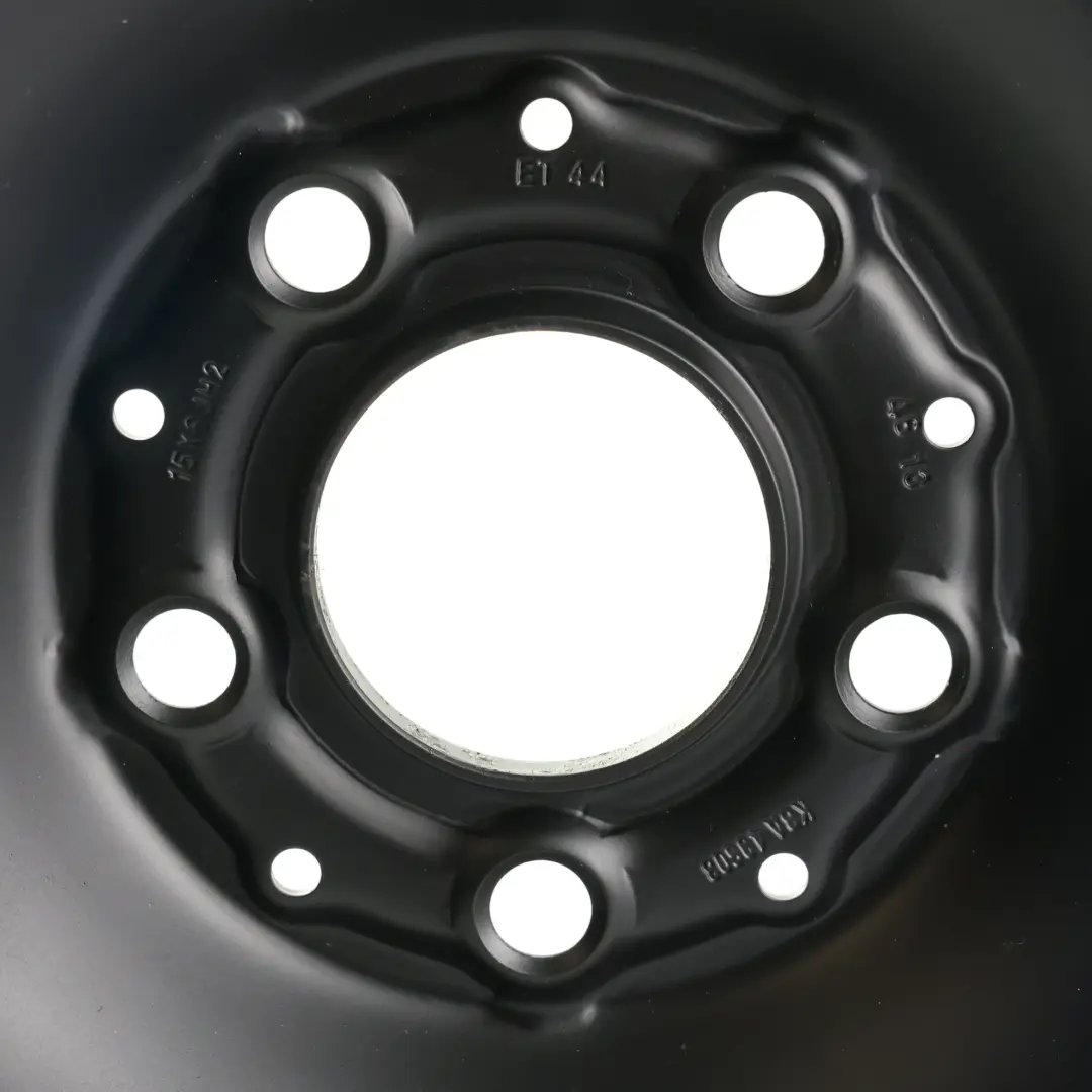 MK5 MK6 Steel Wheel Rim 15" 6JH2 ET:44 Black to Volkswagen Golf with Part number KBA49603 Volkswagen Golf MK5 MK6 Steel Wheel Rim 15" 6JH2 ET:44 Black - SKU KBA49603 - Part number KBA49603