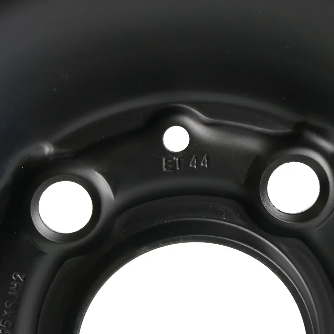 Volkswagen Golf MK5 MK6 Cerchione Acciaio 15" 6JH2 ET:44 Nero - SKU KBA49603 - Numero di parte KBA49603