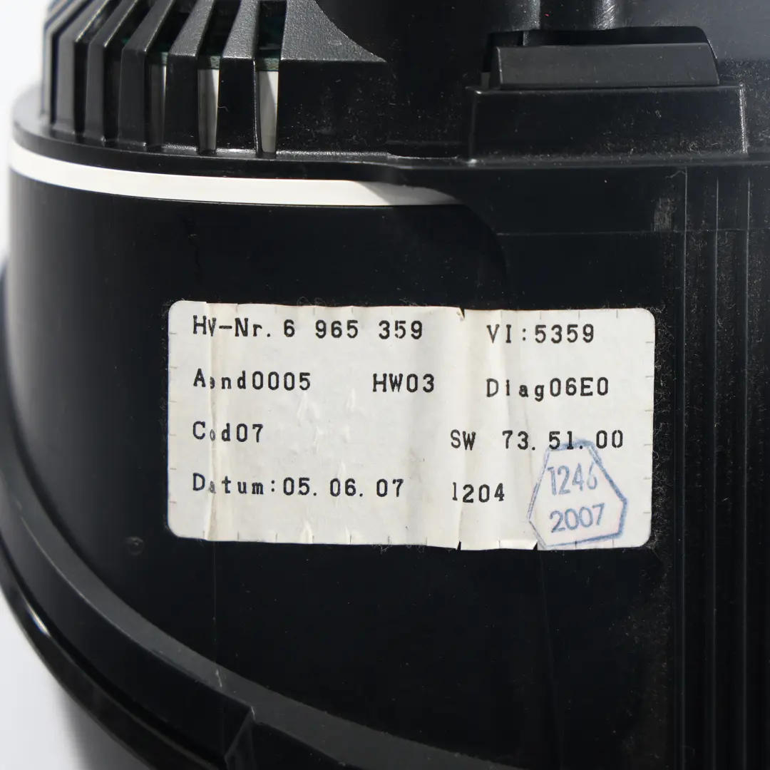 BMW E60 E61 LCI Kombiinstrument Tacho Benzin Automatik Japan - SKU LHD-9194884 - Teilenummer 9194884