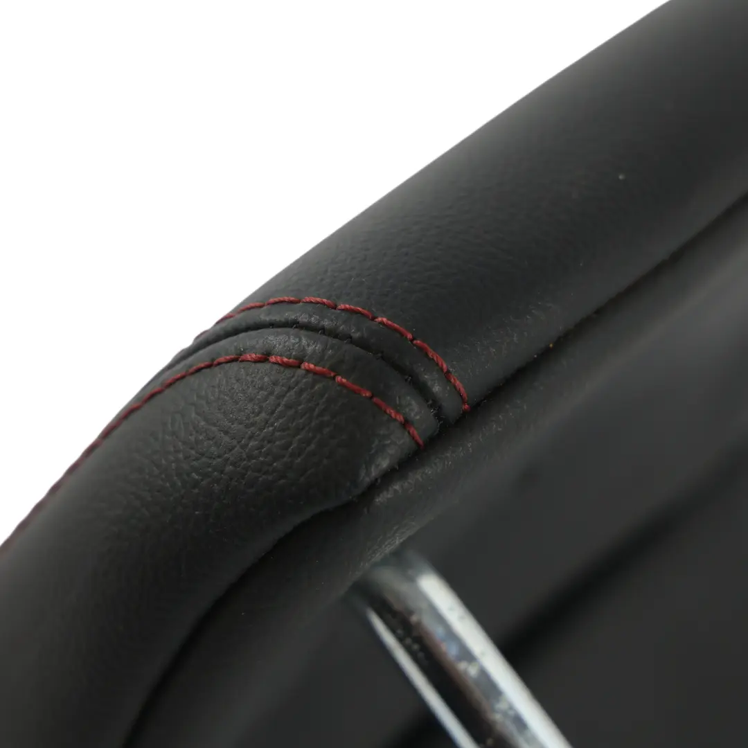 Land Rover L538 Appui-Tête Cuir Arrière Centre Milieu Noir Rouge - SKU LR026847 - Numéro de pièce LR026847