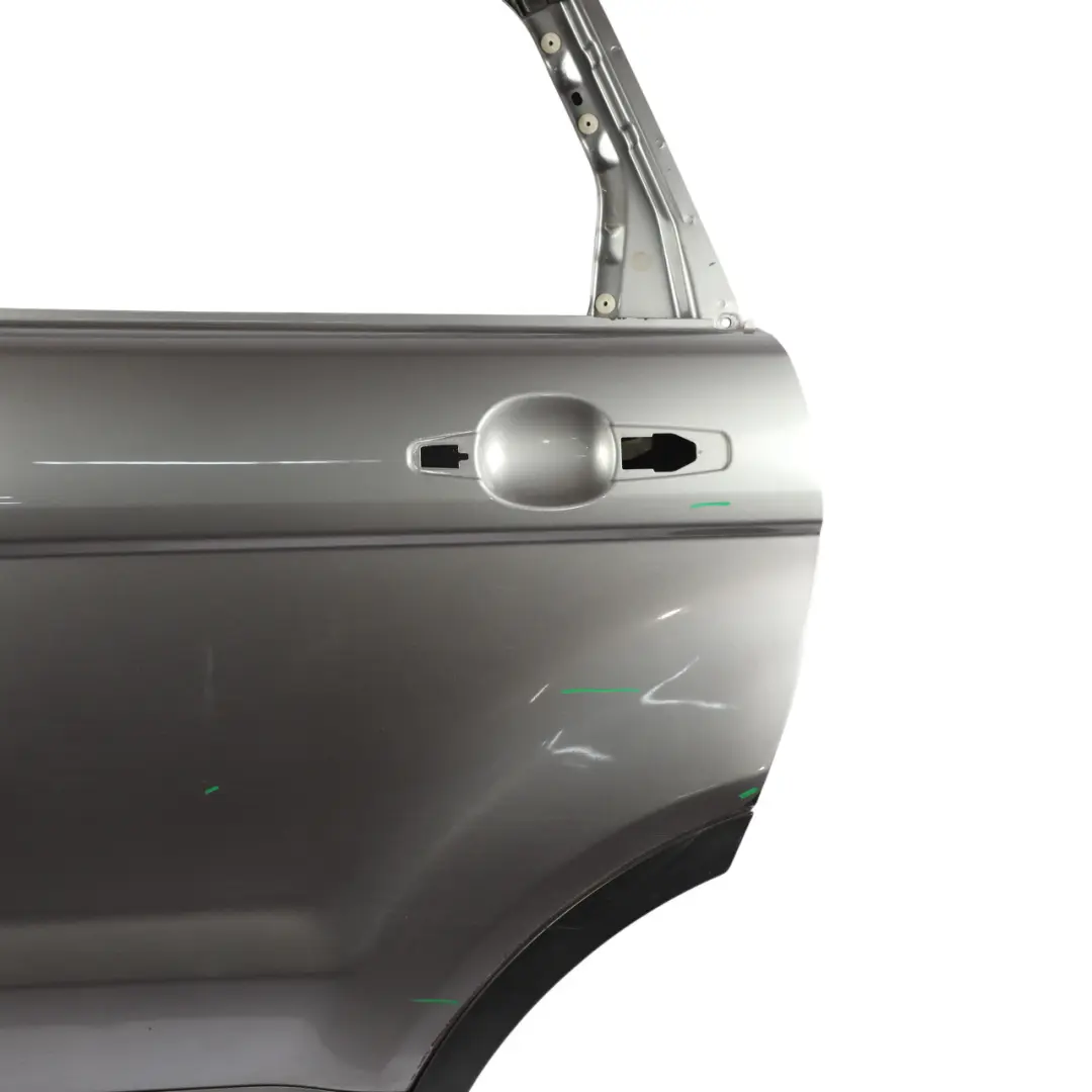 Door Rear Left N/S Orkney Grey - 949 to Range Rover Evoque L538 with Part number LR028557 Range Rover Evoque L538 Door Rear Left N/S Orkney Grey - 949 - SKU LR028557-ORK - Part number LR028557