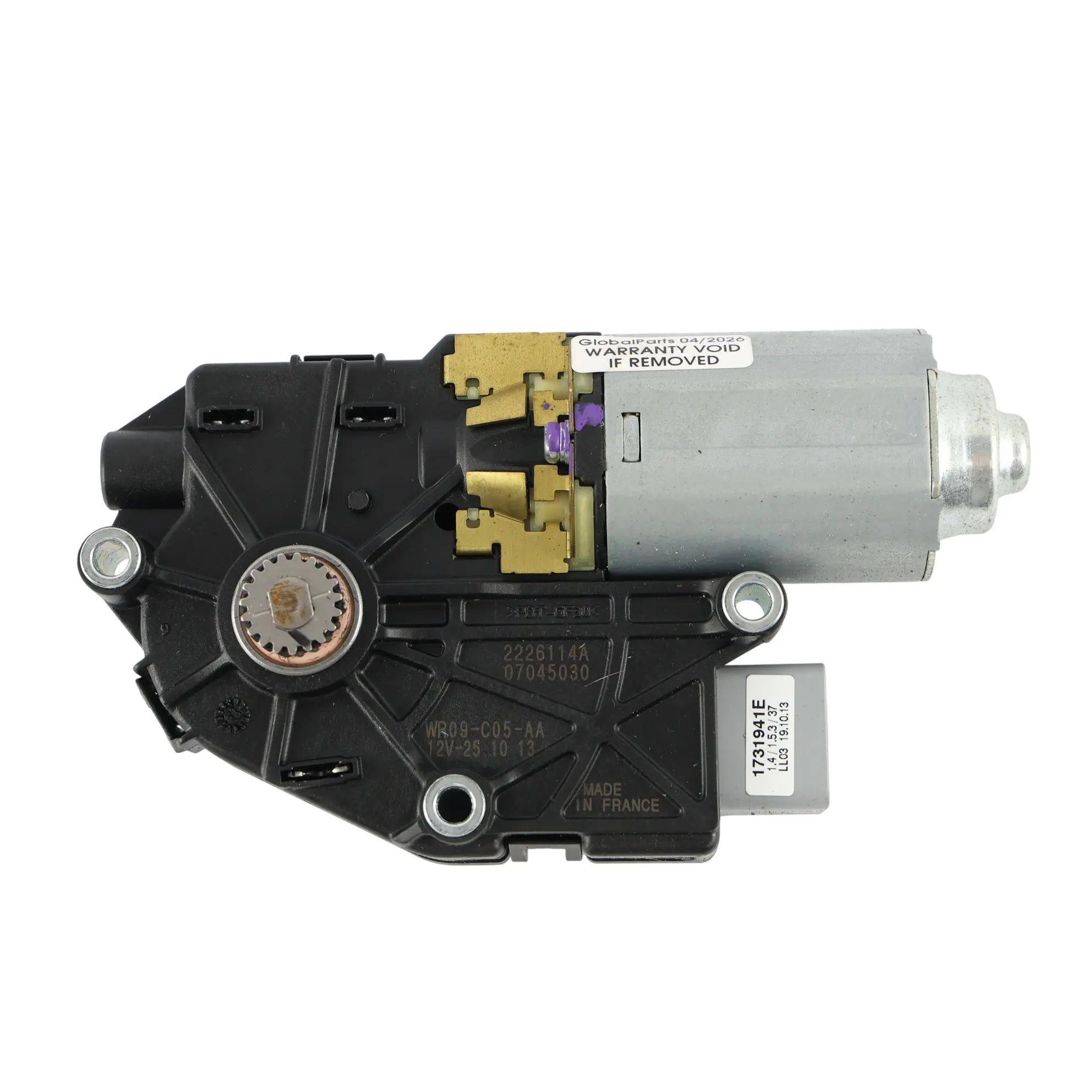 Range Rover L538 Moteur Actuateur Toit Ouvrant Verre WR09C05AA