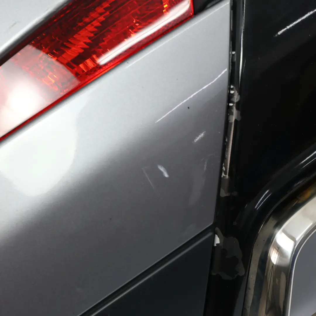 Bumper Trim Panel Covering Orkney Grey - 949 to Range Rover Evoque L538 Rear with Part number LR048301 Range Rover Evoque L538 Rear Bumper Trim Panel Covering Orkney Grey - 949 - SKU LR048301-ORK - Part number LR048301
