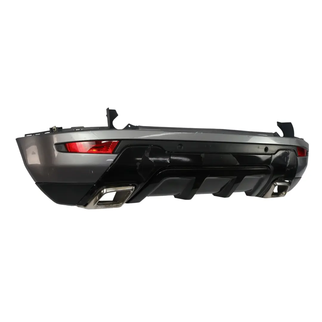 Bumper Trim Panel Covering Orkney Grey - 949 to Range Rover Evoque L538 Rear with Part number LR048301 Range Rover Evoque L538 Rear Bumper Trim Panel Covering Orkney Grey - 949 - SKU LR048301-ORK - Part number LR048301